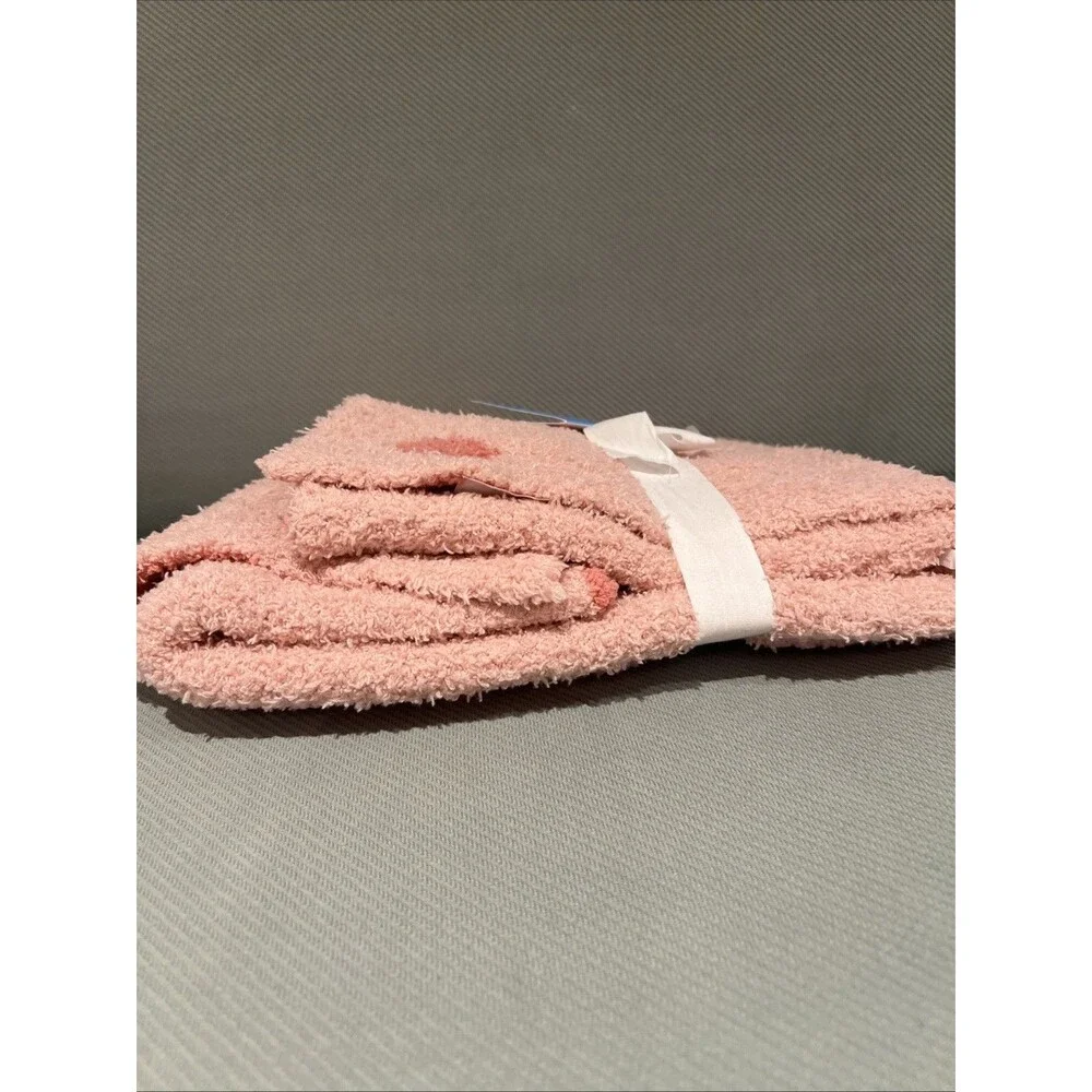 Carter’s Reversible Stroller Baby Blanket Pink Polka Dots Lightweight Soft New